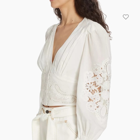 Farm Rio Lace Blouse - Picture 4 of 10